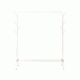 Κρεμάστρα δαπέδου μεταλλική διαστάσεων 110x40x150cm σε λευκό χρώμα