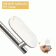 Κρεμάστρα μπάνιου-κουζίνας HUH-0145 μεταλλική διαστάσεων 4.5x8.5x40cm σε ασημί χρώμα
