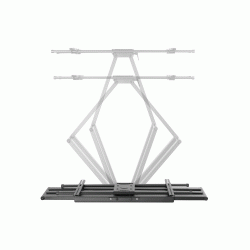 Επιτοίχια βάση BRATECK συμβατή με curved οθόνη για τηλεόραση 43"-90" έως 80kg