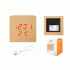 Επιτραπέζιο ψηφιακό ρολόι-ξυπνητήρι LTC με ένδειξη ώρας, ημερομηνίας & θερμοκρασίας σε καφέ χρώμα 