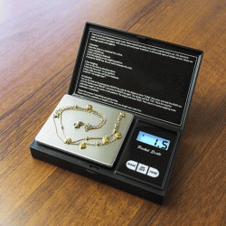 Μίνι ζυγαριά ακριβείας LXWG104 μέτρησης βάρους από 0.1 έως 500gr LCD οθόνη σε χρώμα μαύρο LTC 