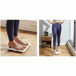 Ζυγαριά smart YUNMAI X M1825 3-180kg 1000mAh με φόρτιση μέσω θύρας USB σε λευκό χρώμα