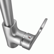 Μπαταρία πάγκου κουζίνας BRUNO M54823-317C αναμεικτική σε ασημί χρώμα διαστάσεων 35x40cm