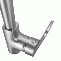 Μπαταρία πάγκου κουζίνας BRUNO M54823-317C αναμεικτική σε ασημί χρώμα διαστάσεων 35x40cm