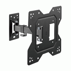 Επιτοίχια βάση POWERTECH για τηλεόραση 23-43" full motion βάρους 30kg με ρυθμιζόμενο βραχίονα 2 σημείων