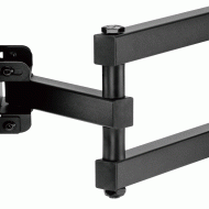 Επιτοίχια βάση POWERTECH για τηλεόραση 32-55" full motion 35kg μετακινούμενος & περιστρεφόμενος βραχίονας 3 σημείων