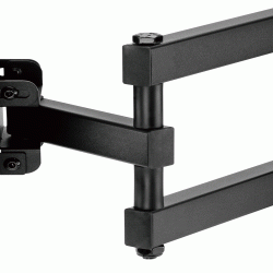 Επιτοίχια βάση POWERTECH για τηλεόραση 32-55" full motion 35kg μετακινούμενος & περιστρεφόμενος βραχίονας 3 σημείων