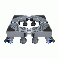 Βάση λευκών συσκευών με διπλές ρόδες και μεταβλητό μέγεθος για συσκευές με βάρος max 600kg σε γκρι χρώμα