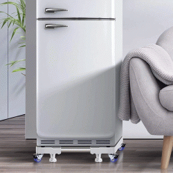 Βάση λευκών συσκευών με διπλές ρόδες και μεταβλητό μέγεθος για συσκευές με βάρος max 600kg σε γκρι χρώμα