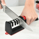 Ακονιστήρι μαχαιριών 4 επιπέδων σε μαύρο και κόκκινο χρώμα