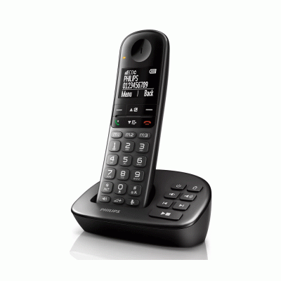 Ασύρματο τηλέφωνο PHILIPS XL4951DS/34 με ελληνικό μενού, τηλεφωνητή & αυτόματη εγγραφή