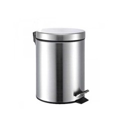 Χαρτοδοχείο 12L με πεντάλ INOX 430 με σατινέ φινίρισμα ιδανικό για ενοικιαζόμενα καταλύματα Χαρτοδοχείο 12L με πεντάλ INOX 430 με σατινέ φινίρισμα ιδανικό για ενοικιαζόμενα καταλύματα