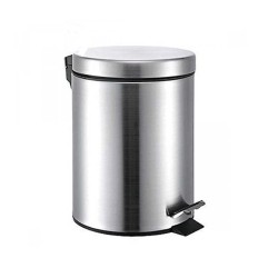 Κάδος απορριμμάτων 30L με πεντάλ INOX 430 με σατινέ φινίρισμα ιδανικό για ενοικιαζόμενα καταλύματα