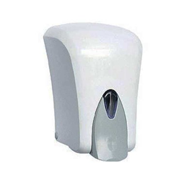 Dispenser αφρού για πλύσιμο χεριών λευκό 1000 ml με πλατιά χειρολαβή για εύκολο και απλό πάτημα