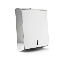 Επαγγελματική ανοξείδωτη συσκευή χειροπετσέτας σατινέ INOX-304 με δυνατότητα χωρητικότητας έως 600 φύλλα