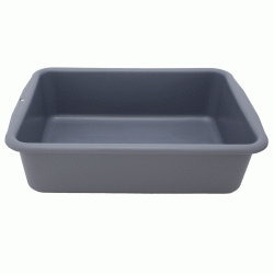 Λεκάνη μεταφοράς ποτηριών σε γκρι χρώμα διαστάσεων 52,5x38x25hcm