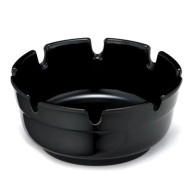 Σταχτοδοχείο μαύρο διαμέτρου 10cm Σταχτοδοχείο μαύρο διαμέτρου 10cm
