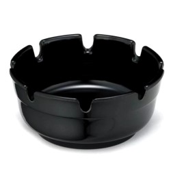 Σταχτοδοχείο μαύρο διαμέτρου 10cm Σταχτοδοχείο μαύρο διαμέτρου 10cm