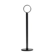 Σταντ συγκράτησης καρτών σε μαύρο χρώμα διαστάσεων ∅6x10hcm Σταντ συγκράτησης καρτών σε μαύρο χρώμα διαστάσεων ∅6x10hcm