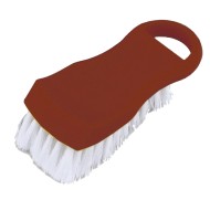 Βούρτσα καθαρισμού για πλάκες κοπής σε καφέ χρώμα