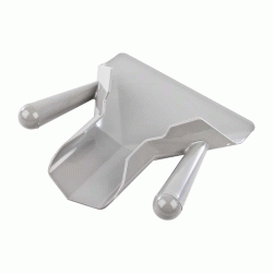 Σέσουλα πατάτας πλαστική με δύο μαύρες χειρολαβές