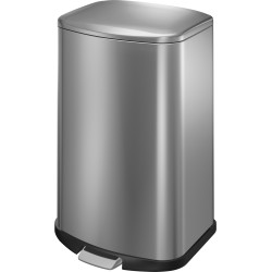 Κάδος απορριμμάτων με πεντάλ INOX ματ 40lt διαστάσεων 35x30x64hcm