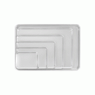 Δίσκος ορθογώνιος σε λευκό χρώμα διαστάσεων 20x15x1,2hcm σε συσκευασία 6 τεμαχίων