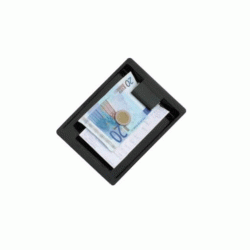 Δισκάκι ορθογώνιο για ρέστα σε μαύρο χρώμα διαστάσεων 18x12x2hcm σε πακέτο των 4 τεμαχίων