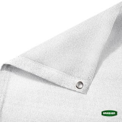 Διαχωριστικό δίχτυ μπαλκονιού 160gr/m² λευκό 0,90x6m GRASHER με κρίκους