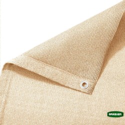 Διαχωριστικό δίχτυ μπαλκονιού 160gr/m² εκρού 1,80x6m GRASHER με κρίκους