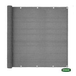 Διαχωριστικό δίχτυ μπαλκονιού 160gr/m² γκρι 1,80x6m GRASHER με κρίκους