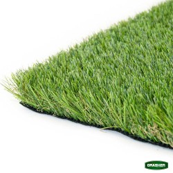 Χλοοτάπητας πλαστικός GRASHER 38mm διαστάσεων 2x10m