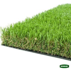 Χλοοτάπητας πλαστικός GRASHER 45mm διαστάσεων 2x10m