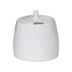 Ζαχαριέρα - μουσταρδιέρα πορσελάνης σε χρώμα λευκό της σειράς Vienna Ζαχαριέρα - μουσταρδιέρα πορσελάνης σε χρώμα λευκό της σειράς Vienna