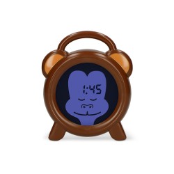 Ρολόι εκπαίδευσης ύπνου με ξυπνητήρι και νυχτερινό φωτισμό, σε παιδικό σχέδιο μαϊμουδάκι ALECTO BC100
