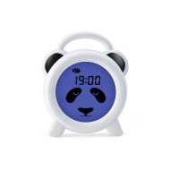 Ρολόι εκπαίδευσης ύπνου με ξυπνητήρι και νυχτερινό φωτισμό, σε παιδικό σχέδιο Panda ALECTO BC100 Ρολόι εκπαίδευσης ύπνου με ξυπνητήρι και νυχτερινό φωτισμό, σε παιδικό σχέδιο Panda ALECTO BC100