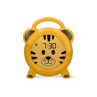 Ρολόι εκπαίδευσης ύπνου με ξυπνητήρι και νυχτερινό φωτισμό, σε παιδικό σχέδιο τιγράκι ALECTO BC100 Ρολόι εκπαίδευσης ύπνου με ξυπνητήρι και νυχτερινό φωτισμό, σε παιδικό σχέδιο τιγράκι ALECTO BC100
