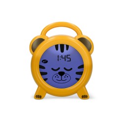Ρολόι εκπαίδευσης ύπνου με ξυπνητήρι και νυχτερινό φωτισμό, σε παιδικό σχέδιο τιγράκι ALECTO BC100