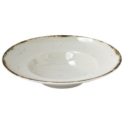 Πιάτο σπαγγέτι από ιβουάρ πορσελάνη υψηλής αντοχής διαμέτρου 30cm