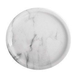 Πιάτο ρηχό Vienna διαμέτρου 18cm σε χρώμα λευκό μάρμαρο