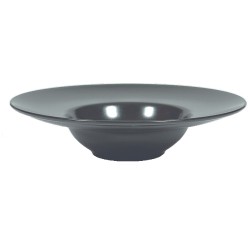 Πιάτο σπαγγέτι πορσελάνης διαμέτρου 28cm σε χρώμα γκρι - ματ