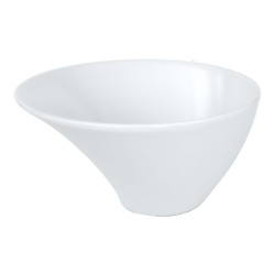 Μπωλ επικλινές σε χρώμα άσπρο - ματ διαστάσεων 21x21cm