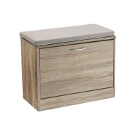 Παπουτσοθήκη με μαξιλάρι στην επιφάνια του για χρήση του και ως κάθισμα διαστάσεων 60x30x45cm