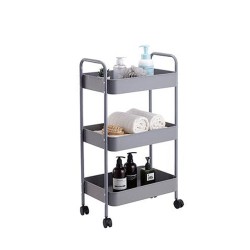 Τρόλευ 3 θέσεων διαστάσεων 85x35x45cm "Pro" σε χρώμα γκρι Τρόλευ 3 θέσεων διαστάσεων 85x35x45cm "Pro" σε χρώμα γκρι