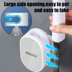 Βάση για τηλέφωνο μπάνιου ECOCO διαστάσεων 7.2x6.5x10cm σε χρώμα γκρι