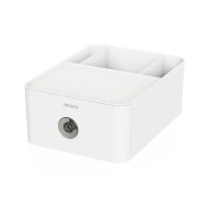 Θήκη οργάνωσης ECOCO επιτραπέζια 28x21x11cm λευκή Θήκη οργάνωσης ECOCO επιτραπέζια 28x21x11cm λευκή