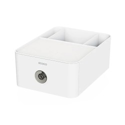 Θήκη οργάνωσης ECOCO επιτραπέζια 28x21x11cm λευκή Θήκη οργάνωσης ECOCO επιτραπέζια 28x21x11cm λευκή
