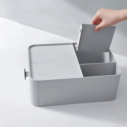 Θήκη οργάνωσης ECOCO επιτραπέζια 28x21x11cm λευκή