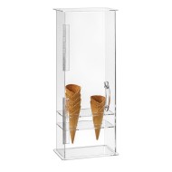 Χωνοθήκη Plexiglass με πόρτα 2 θέσεων Box διαστάσεων 20x13x48cm
