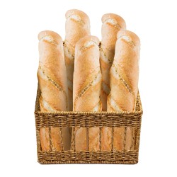 Καλάθι ψωμιού Polyrattan Seagrass διαστάσεων 30x30x17cm